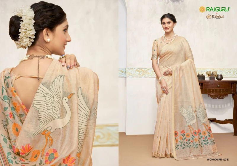Rajguru Ghoomer 102 Premium Jacquard Weaving Saree Collection 3