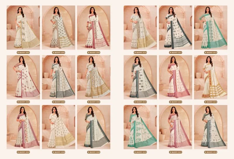 Rajguru Marry Vol 9 Tassar Silk Printed Traditional Saree Collection 6