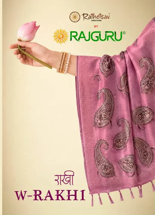 Rajguru Rakhi Tassar Printed Festival Wear Saree Collection