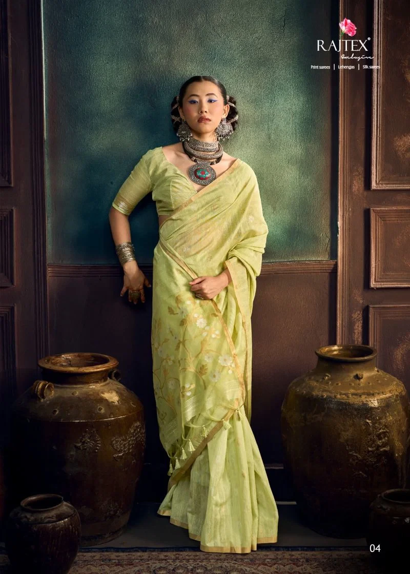 Rajtex Amrit Munga Cotton Handloom Weaving Saree Collection 7