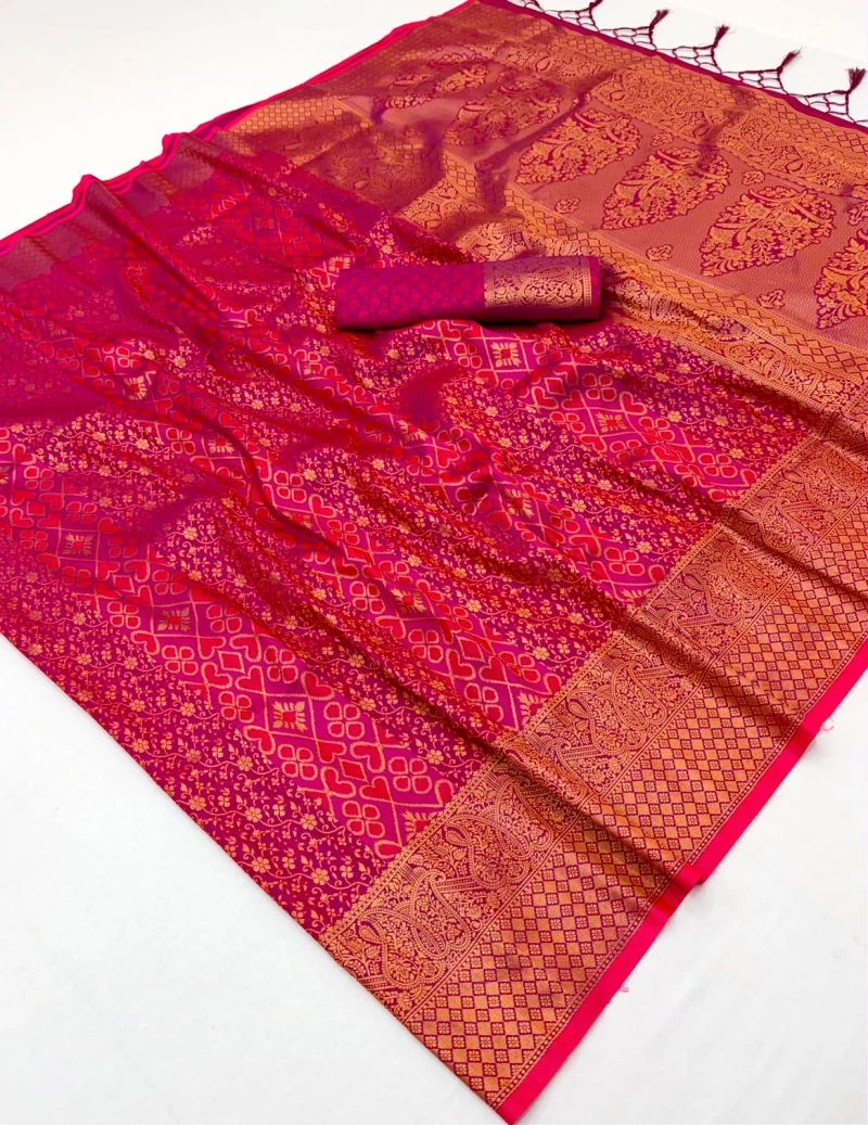 Rajtex Izel Handloom Weaving Silk Saree Collection 10