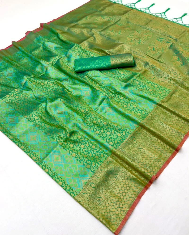 Rajtex Izel Handloom Weaving Silk Saree Collection 11