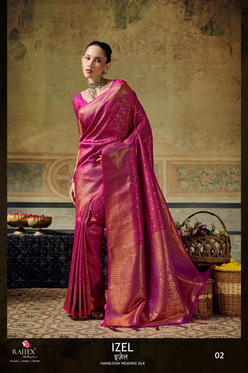 Rajtex Izel Handloom Weaving Silk Saree Collection 5
