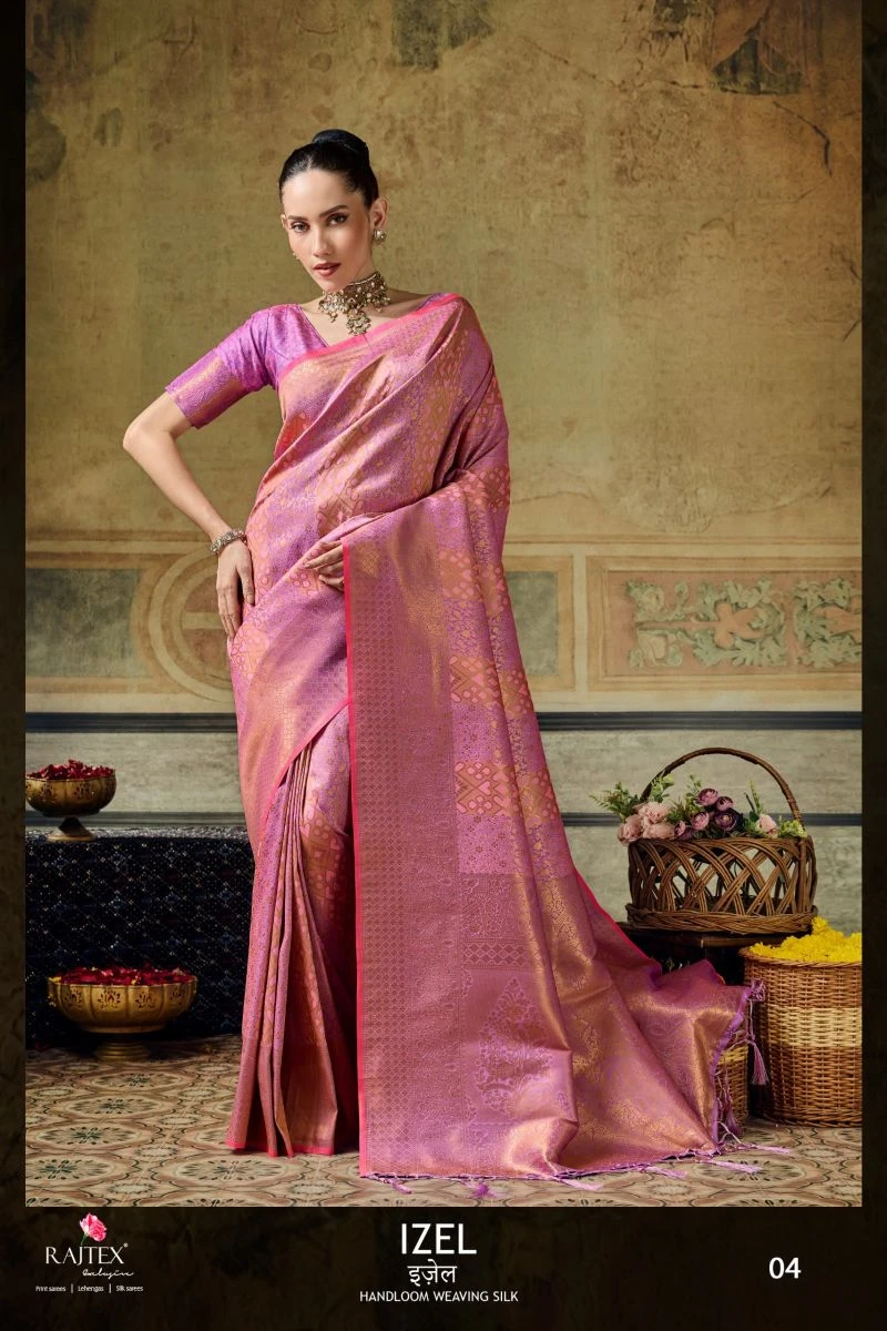 Rajtex Izel Handloom Weaving Silk Saree Collection 6