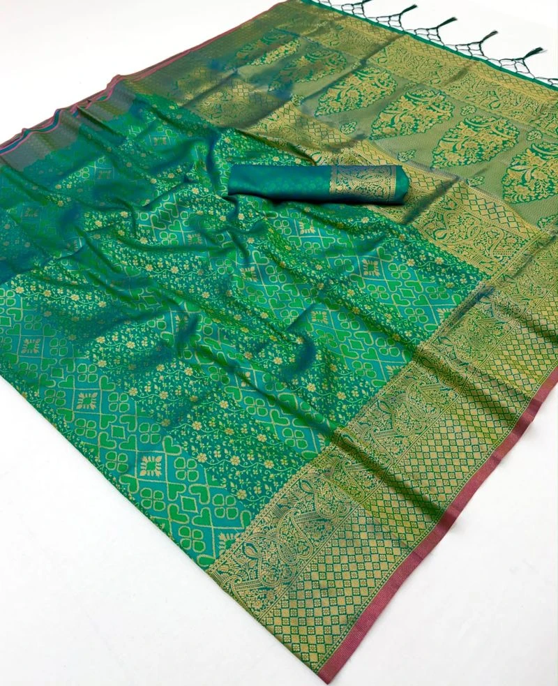 Rajtex Izel Handloom Weaving Silk Saree Collection 9
