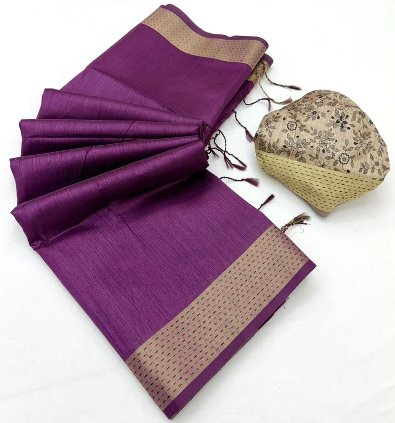 Rajyog Chaitra Tusser Silk Madhubani Printed Saree Collection 2