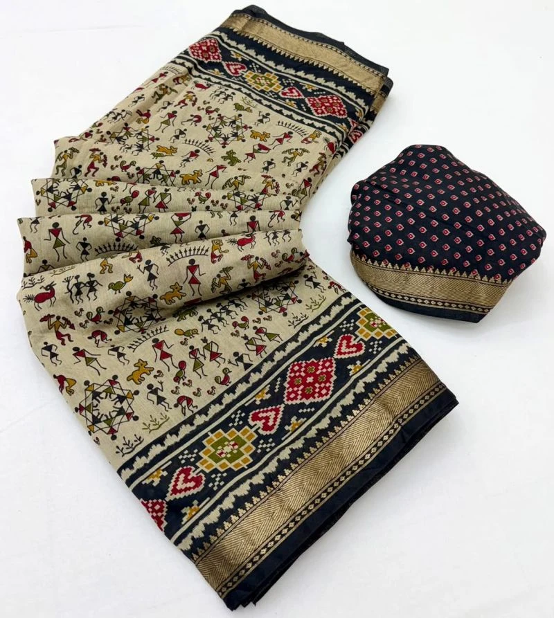 Rajyog D No 1091 To 96 Soft Mul Cotton Unique Printed Saree 13