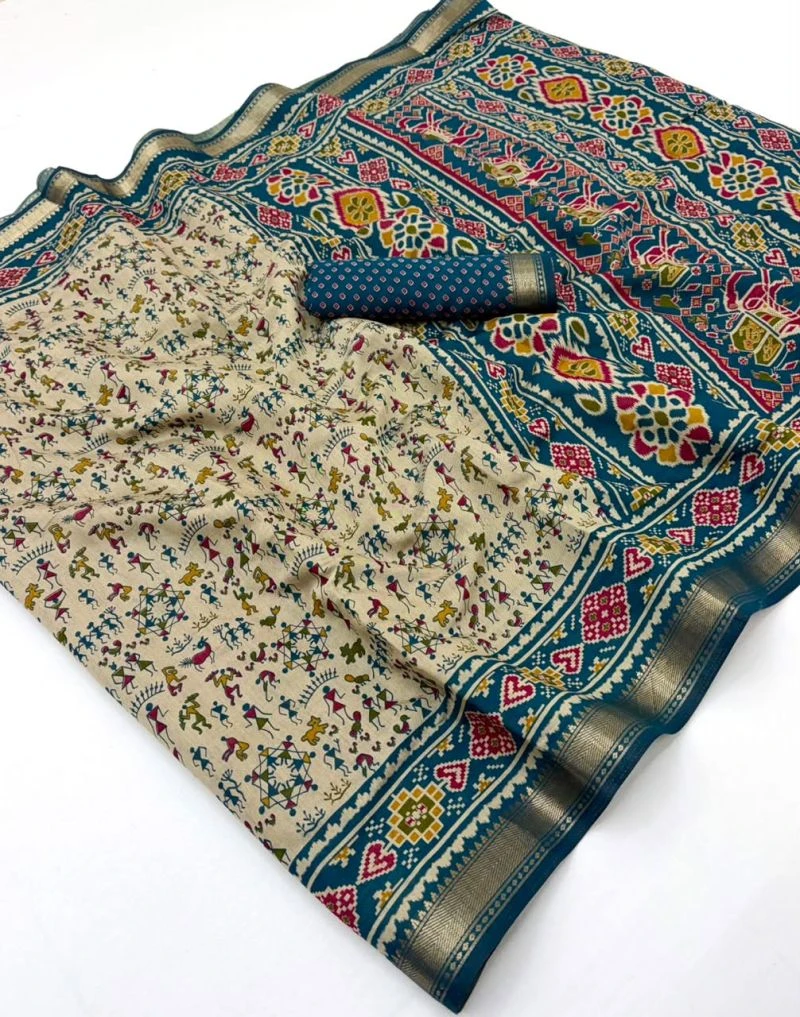 Rajyog D No 1091 To 96 Soft Mul Cotton Unique Printed Saree 3