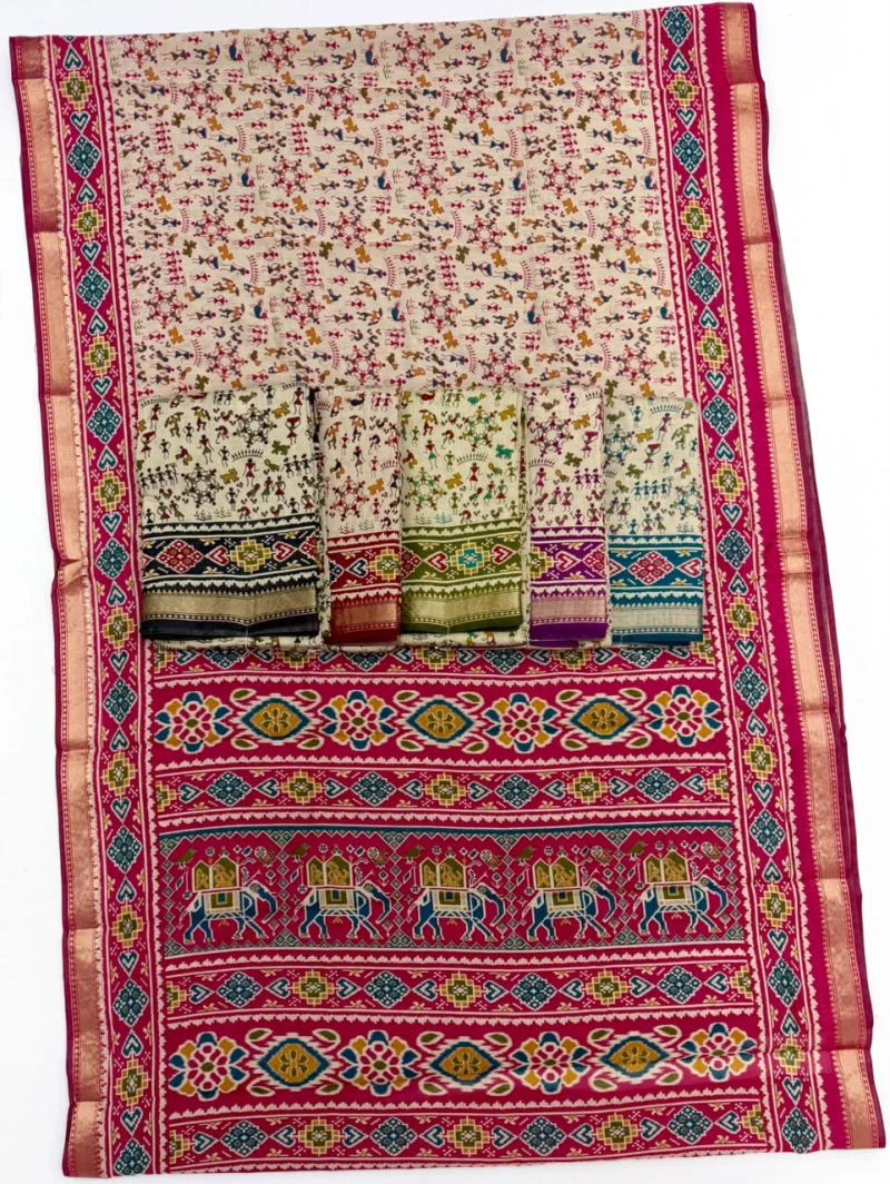 Rajyog D No 1091 To 96 Soft Mul Cotton Unique Printed Saree 5