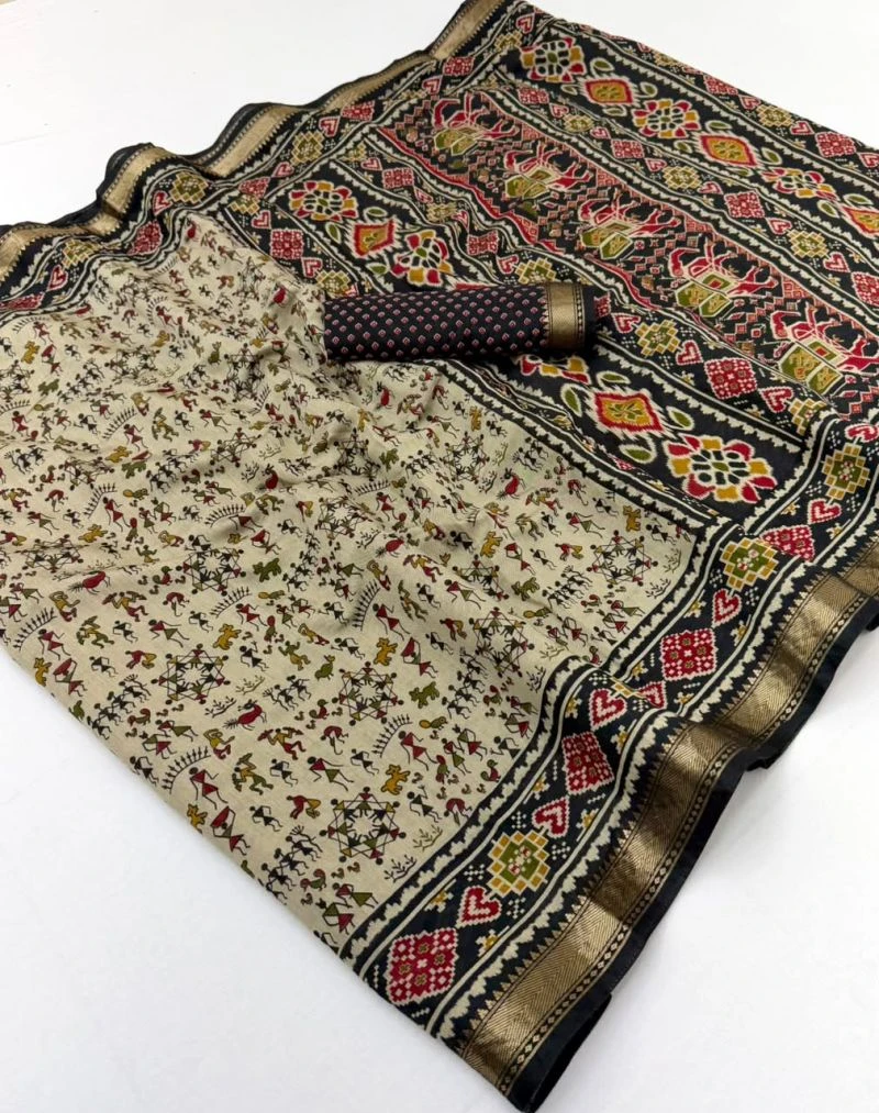 Rajyog D No 1091 To 96 Soft Mul Cotton Unique Printed Saree 6