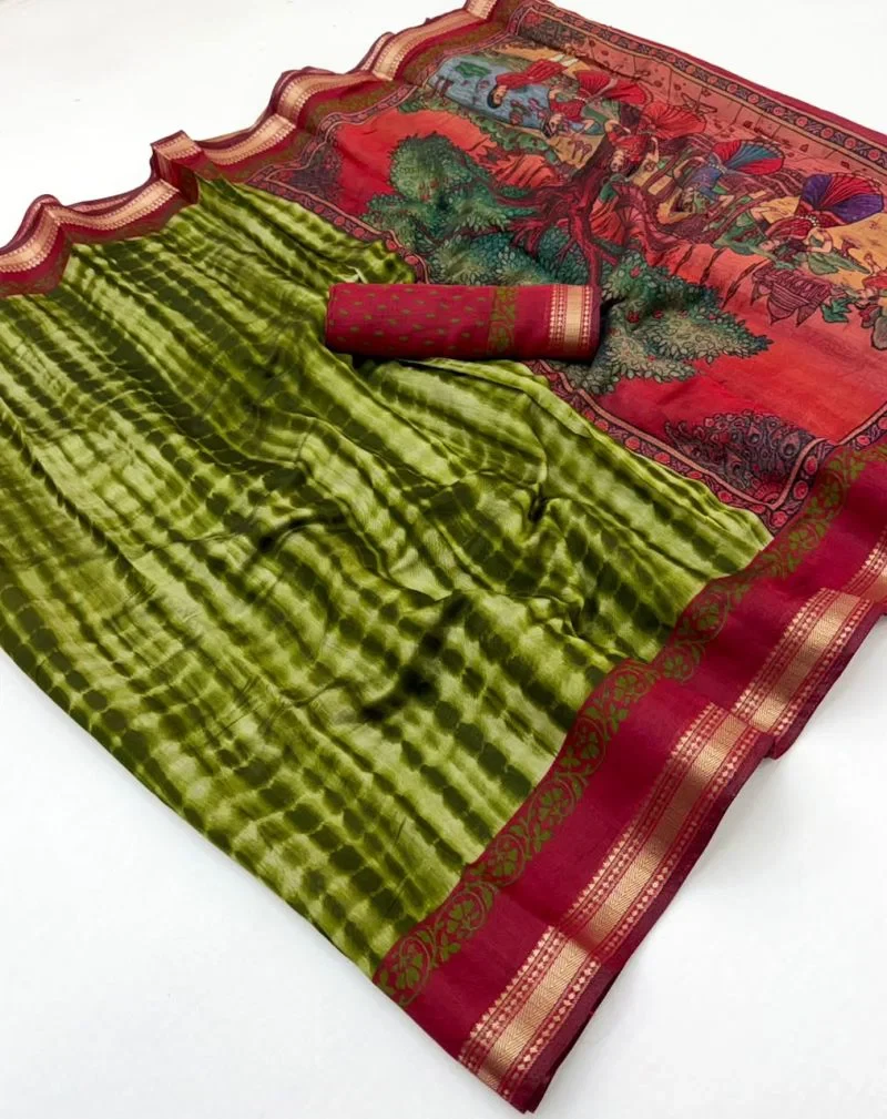 Rajyog D No 292001 To 06 Mul Cotton Zari Border Saree 10