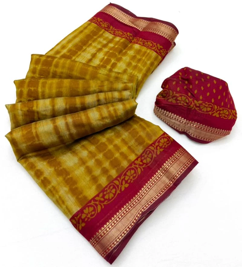 Rajyog D No 292001 To 06 Mul Cotton Zari Border Saree 4