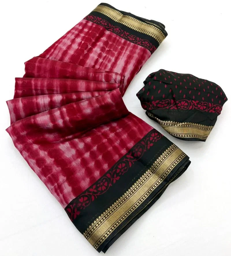 Rajyog D No 292001 To 06 Mul Cotton Zari Border Saree 7