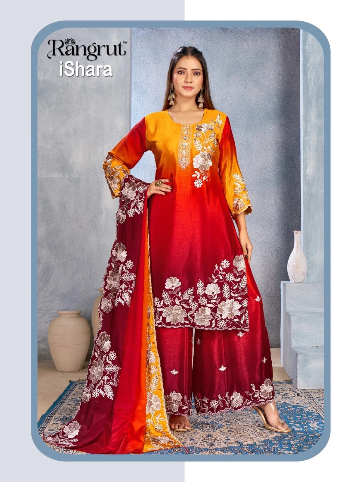 Ramgrut Ishara Heavy Partywear Suits Wholesale 8