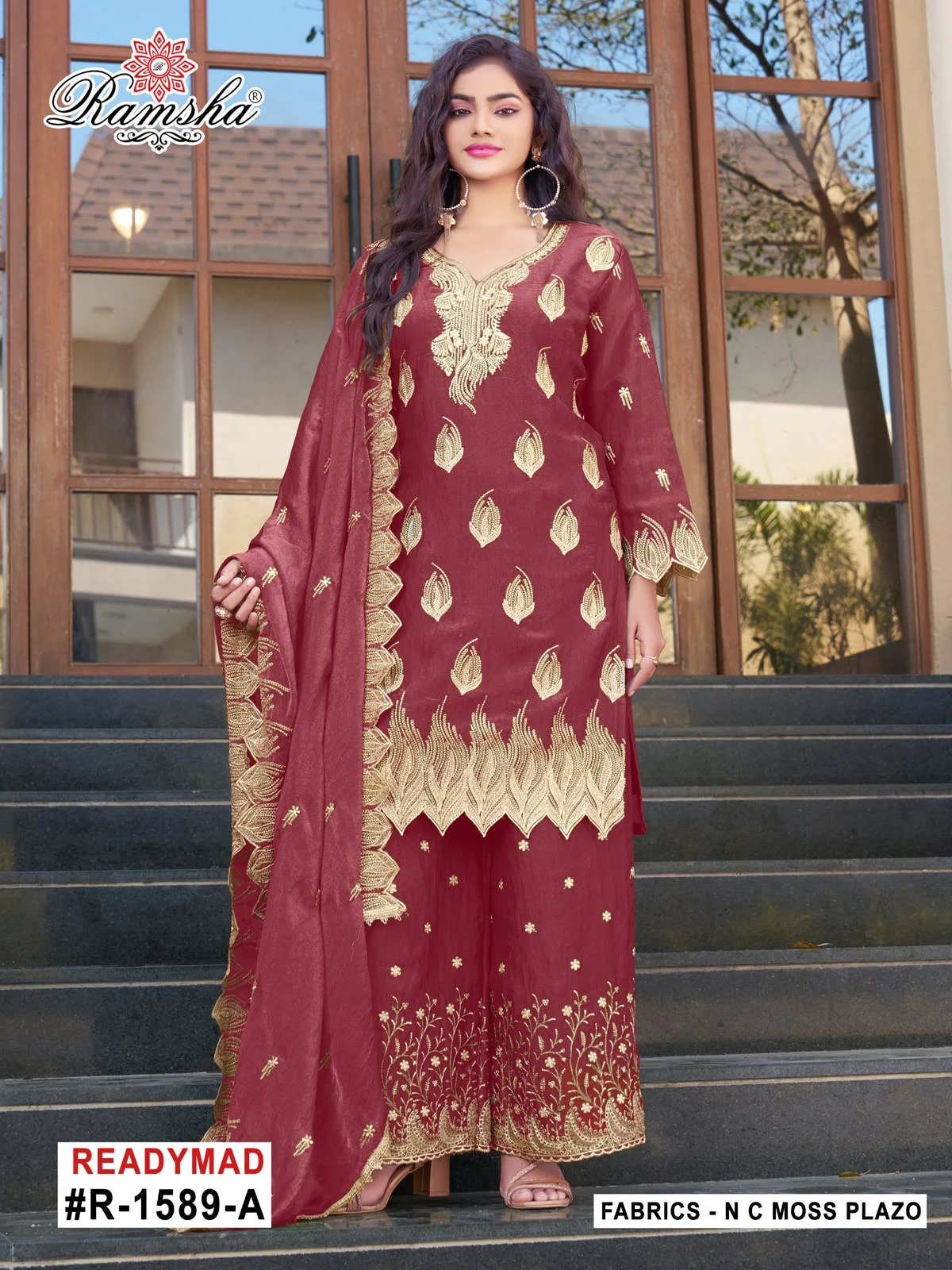 Ramsha Nx Embroidered Suit Readymade Wholesale Collection 1
