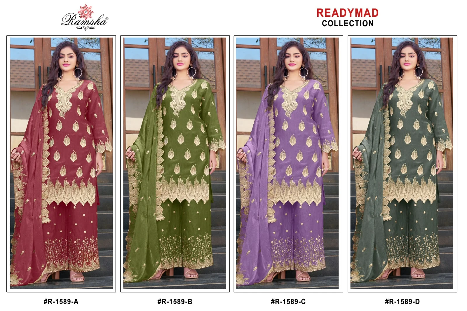 Ramsha Nx Embroidered Suit Readymade Wholesale Collection 5