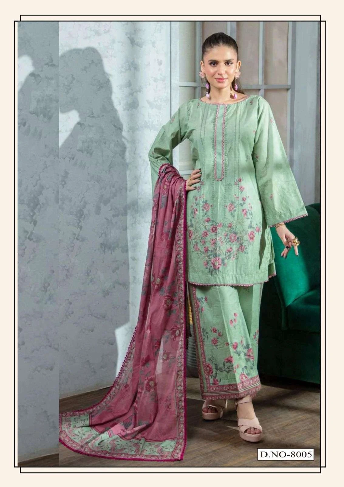 Ramsha Vol 8 Ready Made Collection - Readymade Dress 6