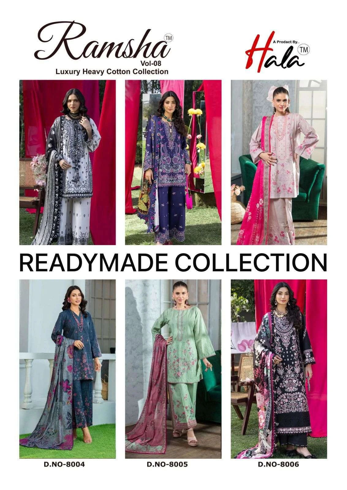Ramsha Vol 8 Ready Made Collection - Readymade Dress 9