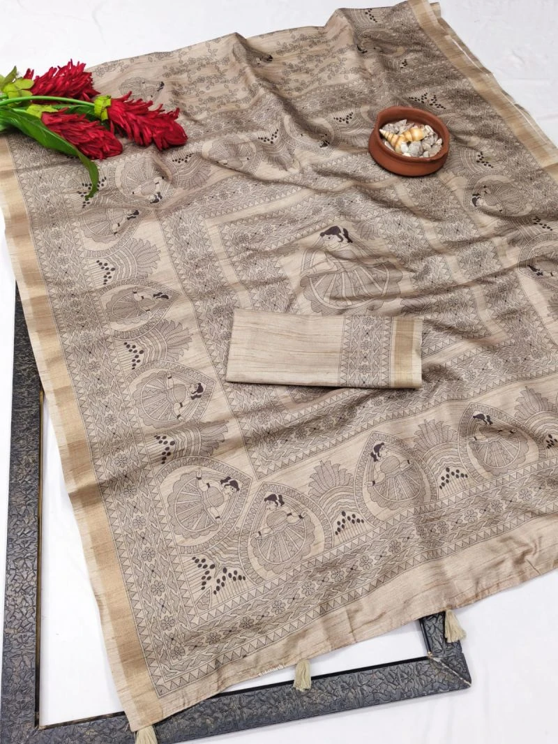 Robin Silk Part 1 Slubh Silk Digital Printed Saree Collection 2