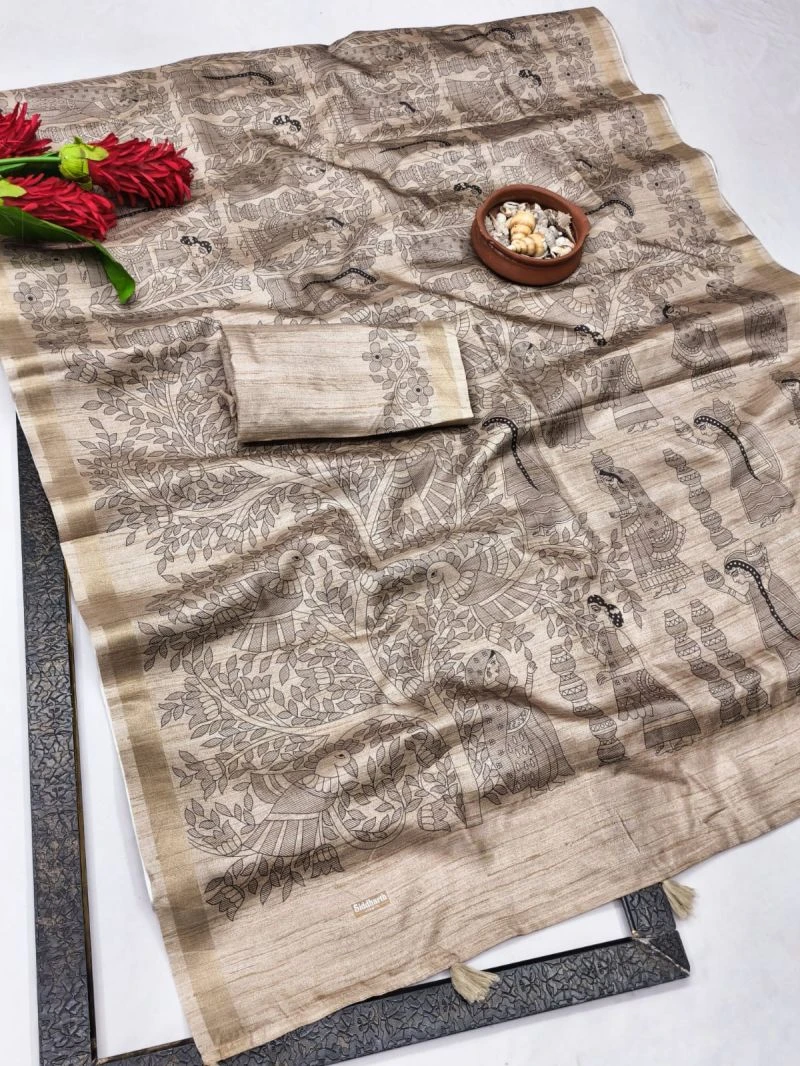 Robin Silk Part 1 Slubh Silk Digital Printed Saree Collection 3