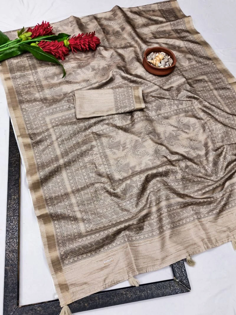 Robin Silk Part 1 Slubh Silk Digital Printed Saree Collection 5