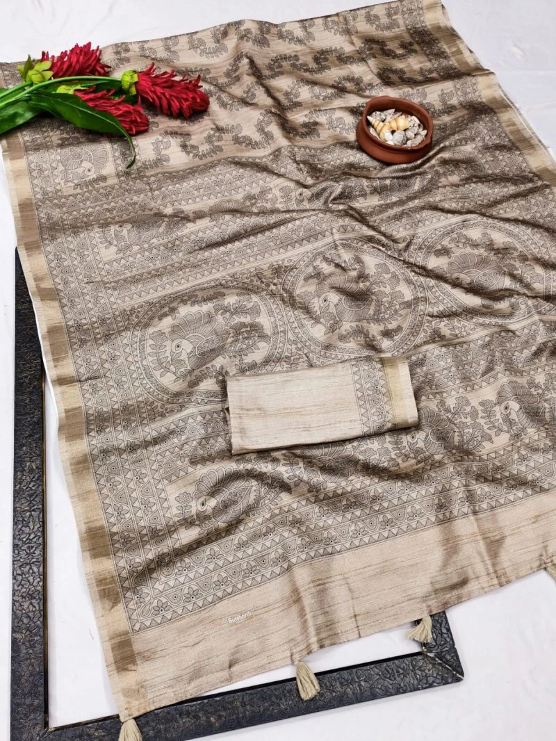 Robin Silk Part 1 Slubh Silk Digital Printed Saree Collection 6