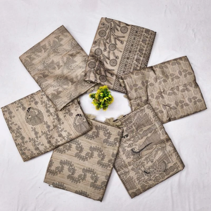 Robin Silk Part 1 Slubh Silk Digital Printed Saree Collection 8