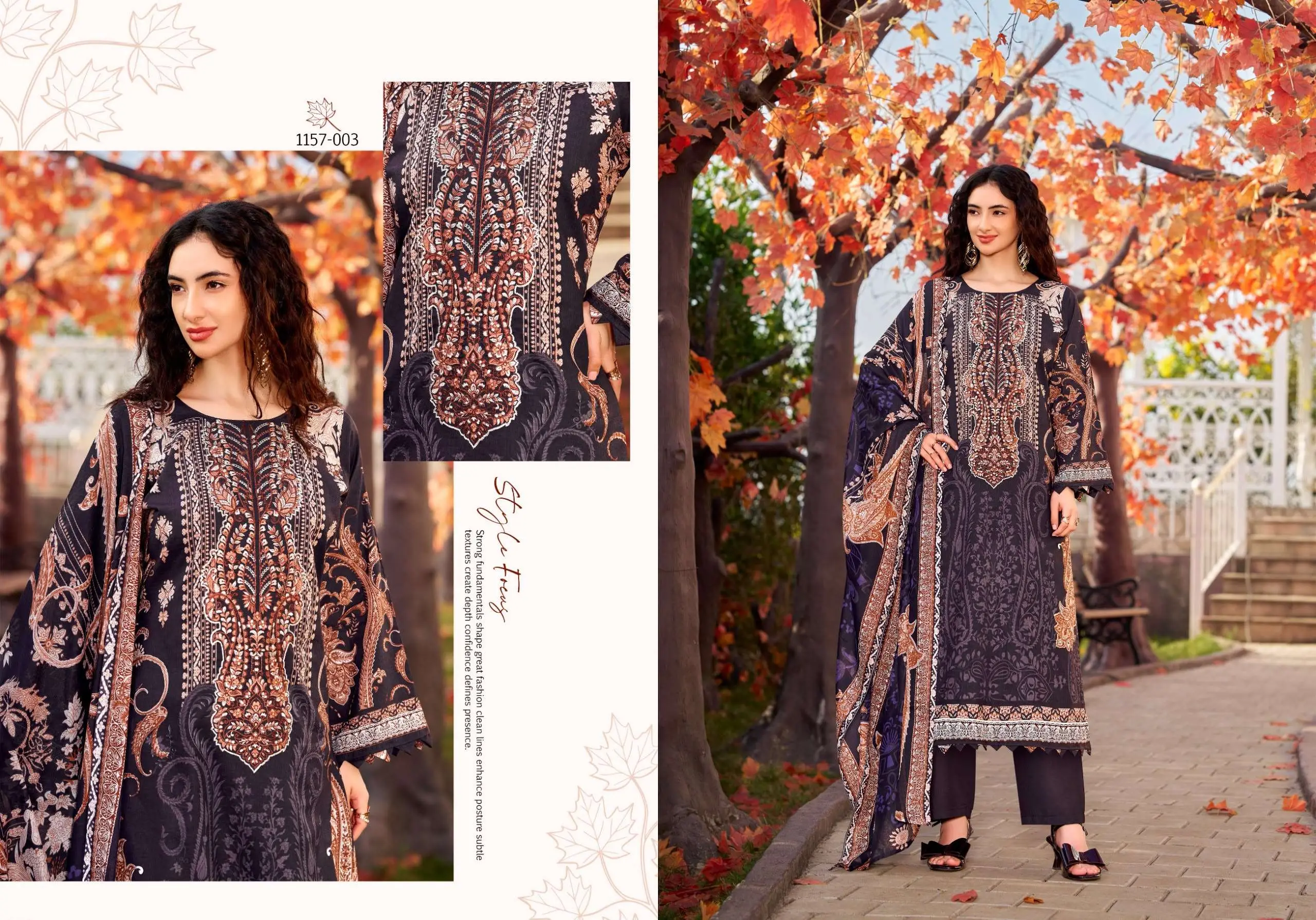 Romani Needle Wonder Vol 15 Ready Made Collection - Readymade Dress 4