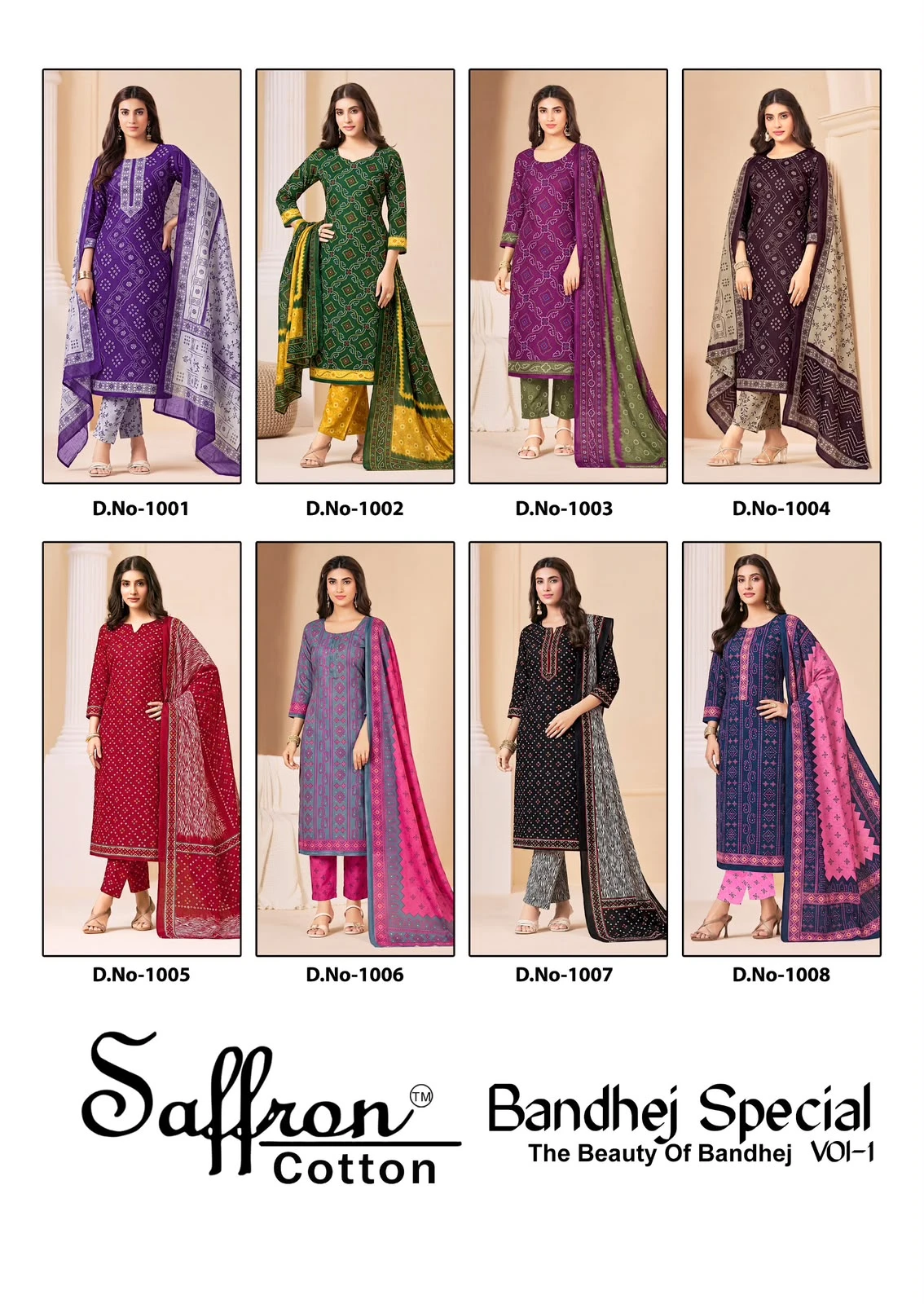 Saffron Bandhej Special 10