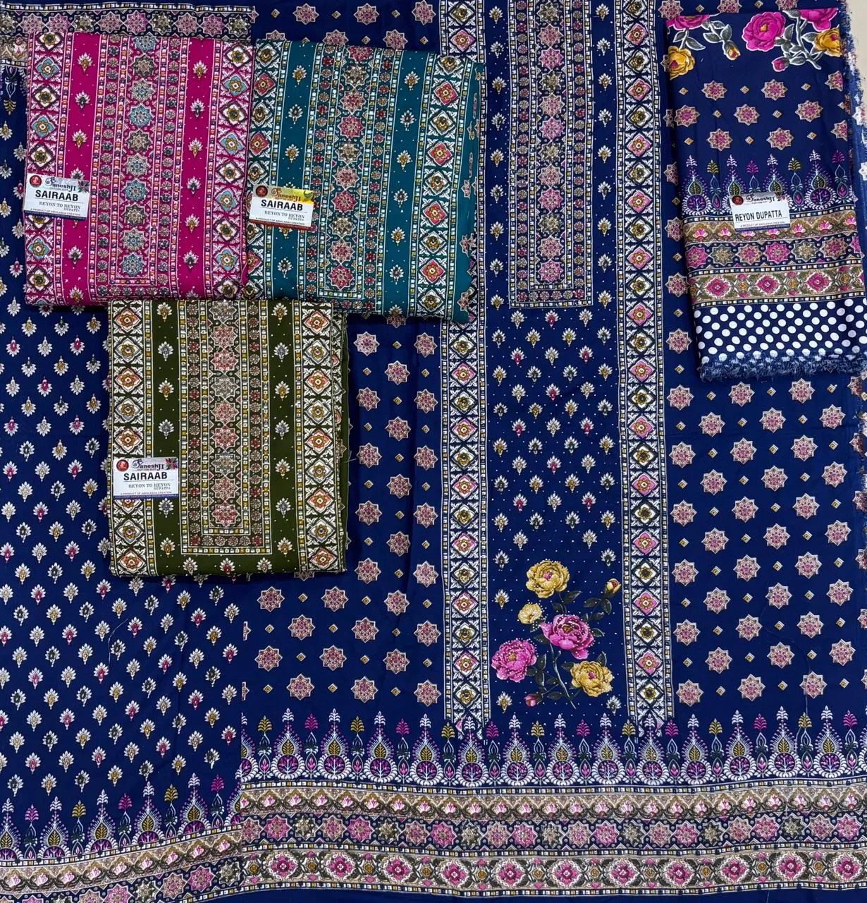 Sairaab Rayon Diamond Work 11