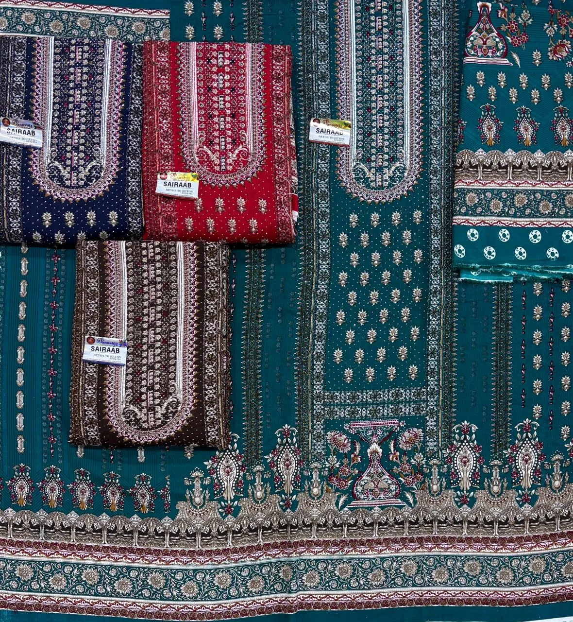 Sairaab Rayon Diamond Work 3