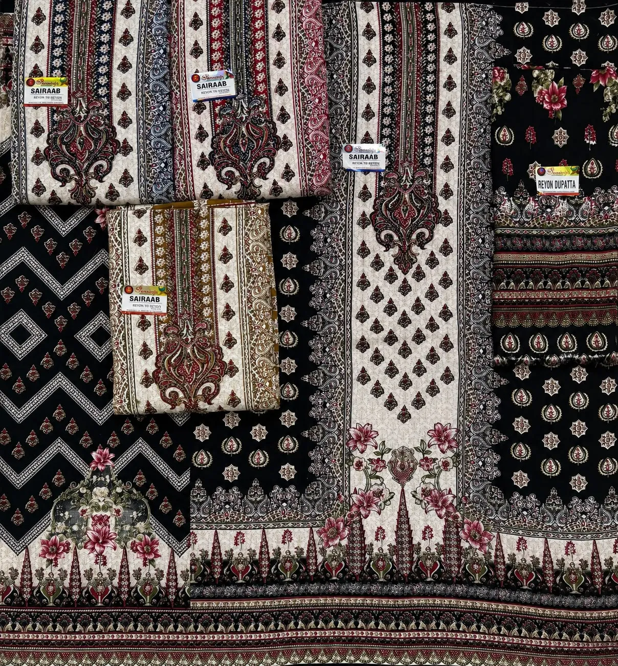 Sairaab Rayon Diamond Work 4