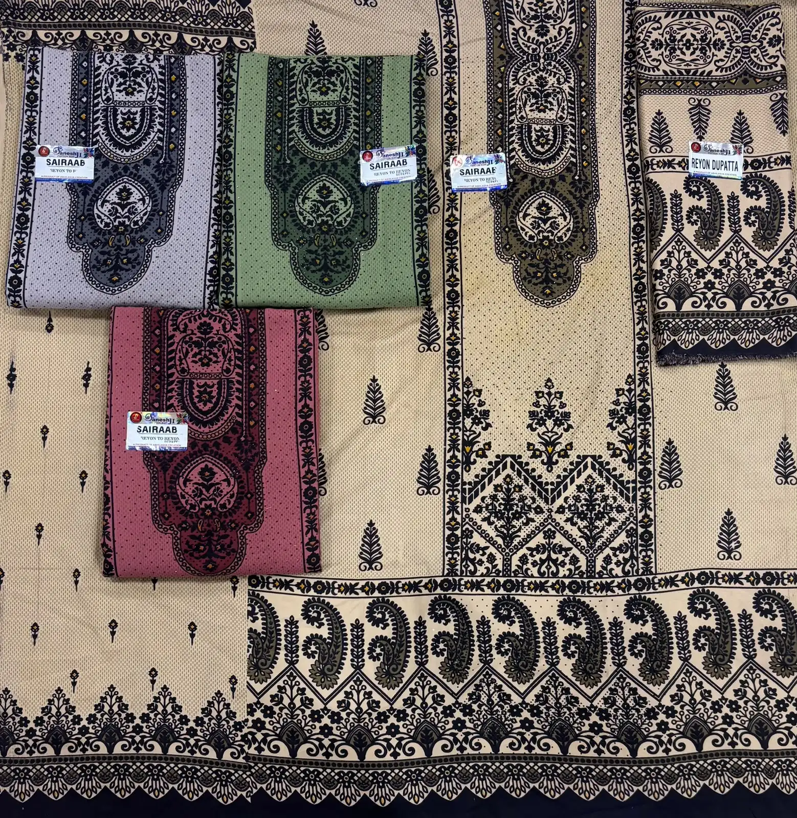 Sairaab Rayon Diamond Work 5