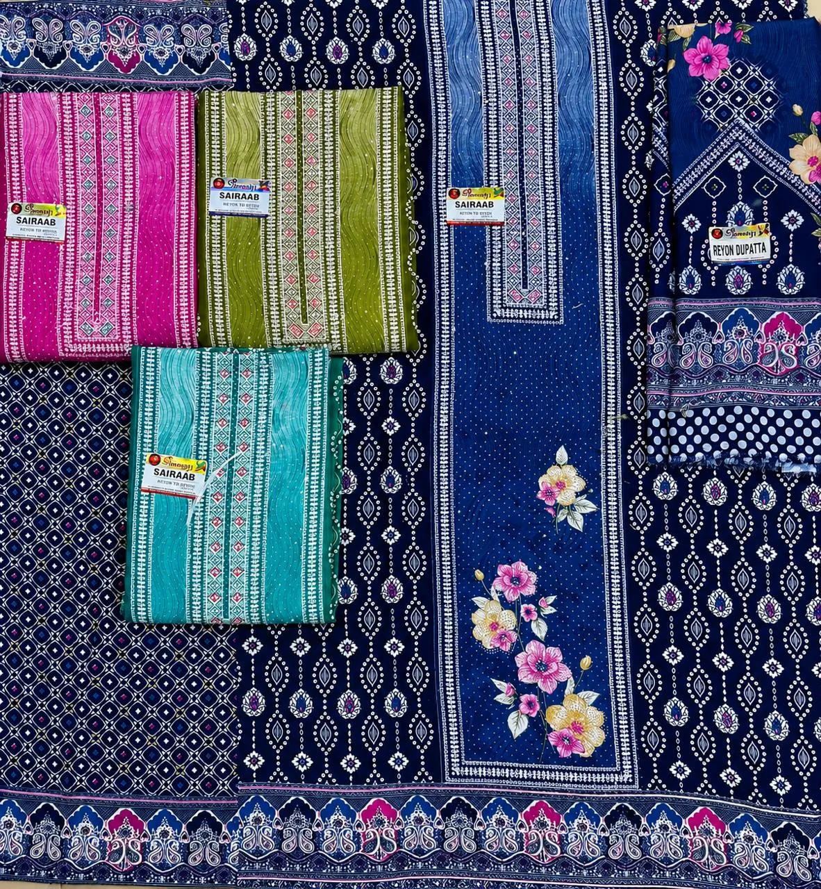 Sairaab Rayon Diamond Work 6