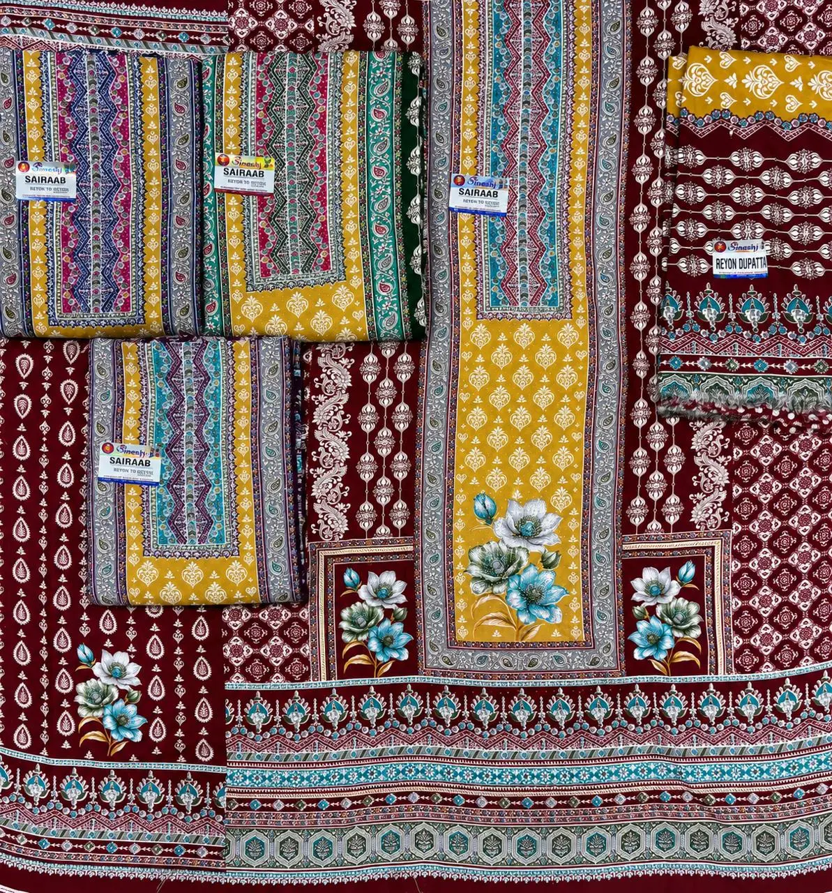 Sairaab Rayon Diamond Work 7