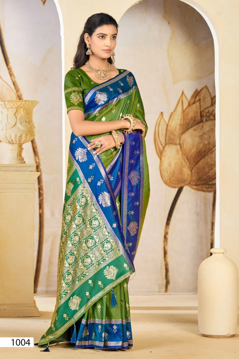 Saroj Anukaari Silk Vol 1 Pure Silk Two Tone Saree Collection 6
