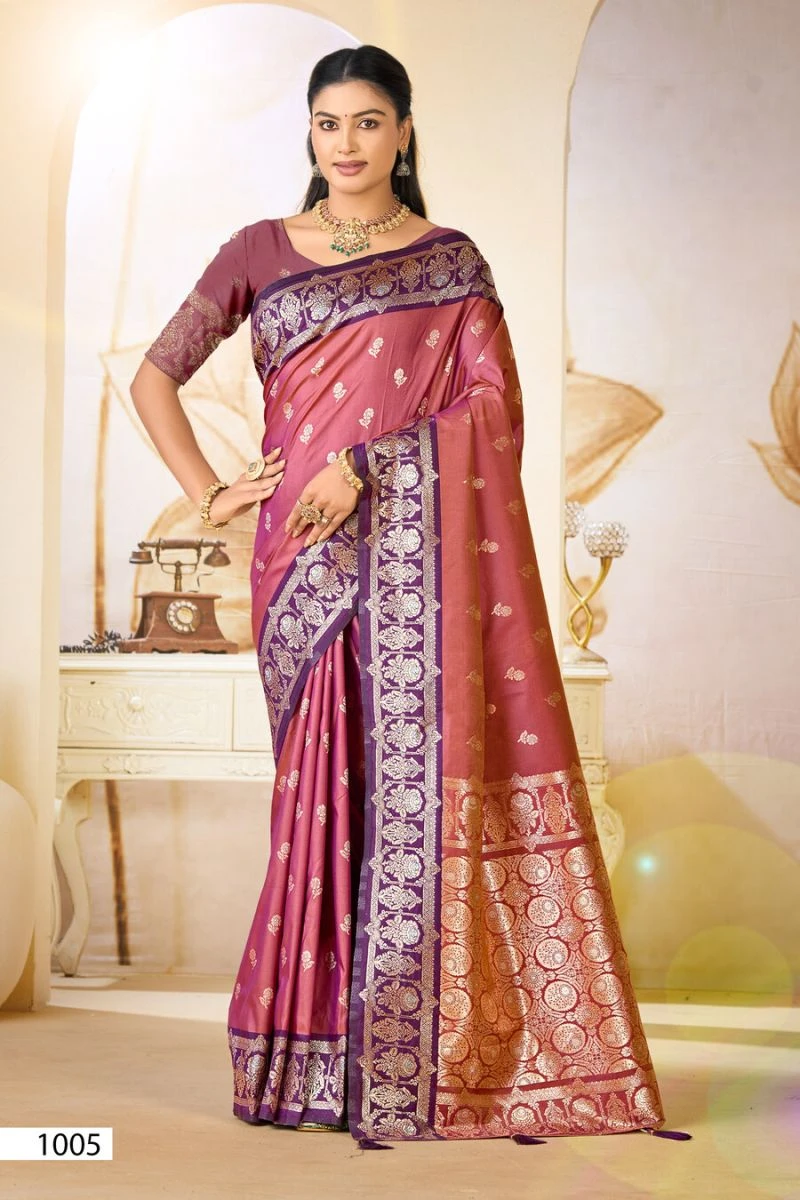 Saroj Anukaari Silk Vol 2 Pure Silk Two Tone Saree Collection 2