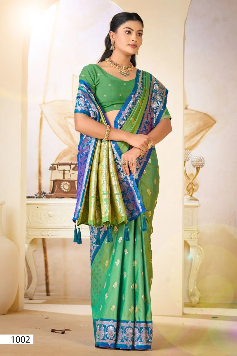 Saroj Anukaari Silk Vol 2 Pure Silk Two Tone Saree Collection 3