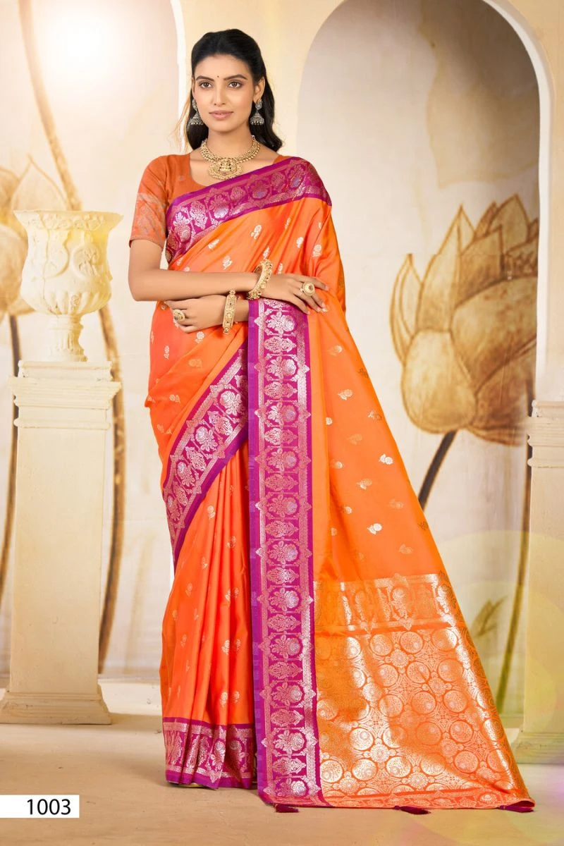 Saroj Anukaari Silk Vol 2 Pure Silk Two Tone Saree Collection 4