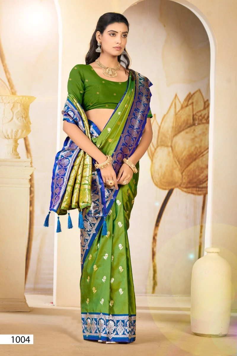 Saroj Anukaari Silk Vol 2 Pure Silk Two Tone Saree Collection 6