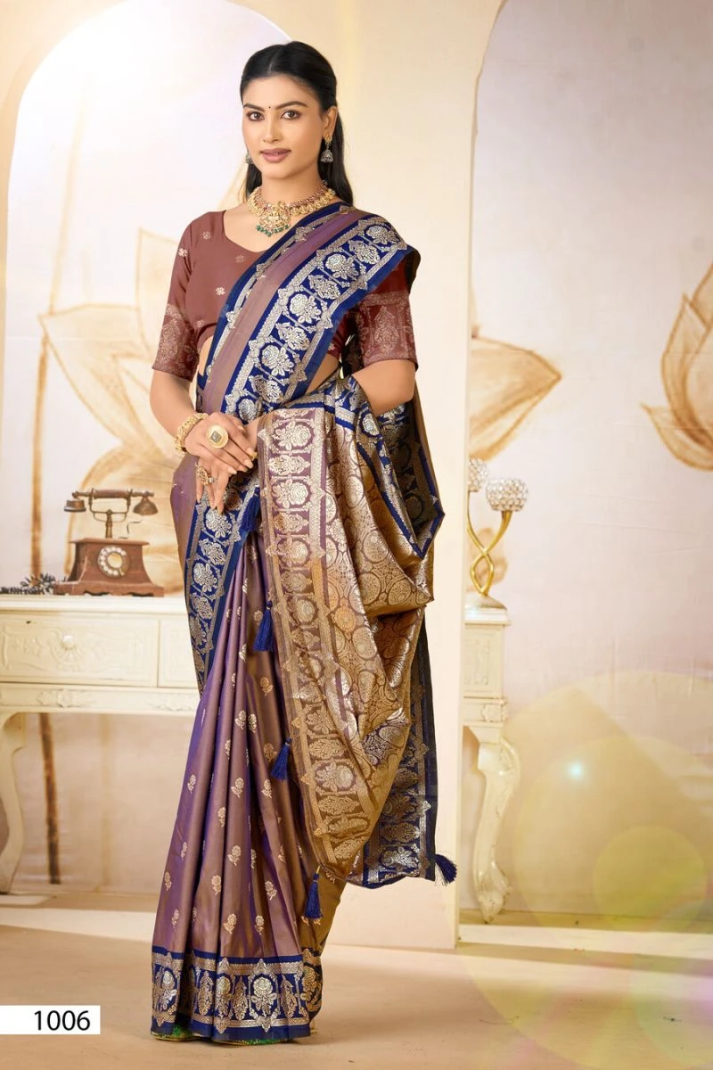 Saroj Anukaari Silk Vol 2 Pure Silk Two Tone Saree Collection 7