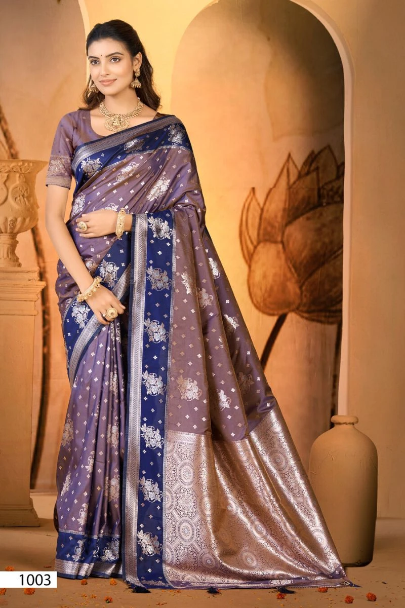 Saroj Anukaari Silk Vol 3 Silk Zari Weaving Saree Collection 3