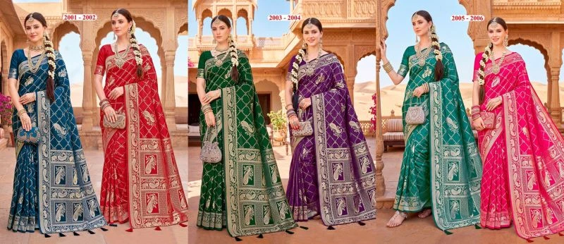 Saroj Bombay Bhel Vol 2 Silk Festival Saree Collection 8