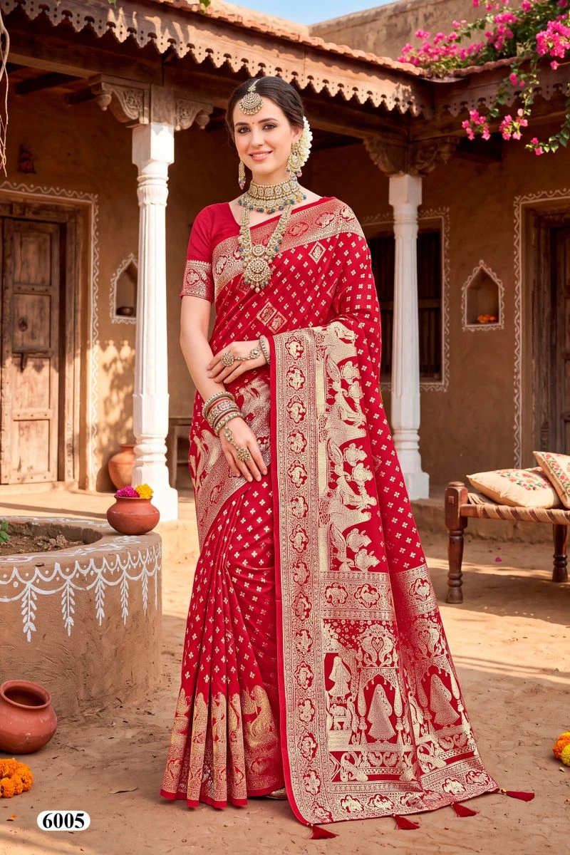 Saroj Bombay Bhel Vol 6 Silk Zari Weaving Saree Collection 2