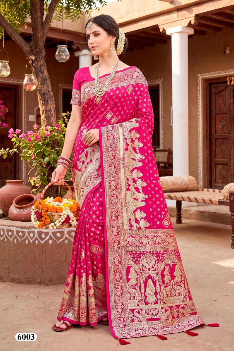 Saroj Bombay Bhel Vol 6 Silk Zari Weaving Saree Collection 5