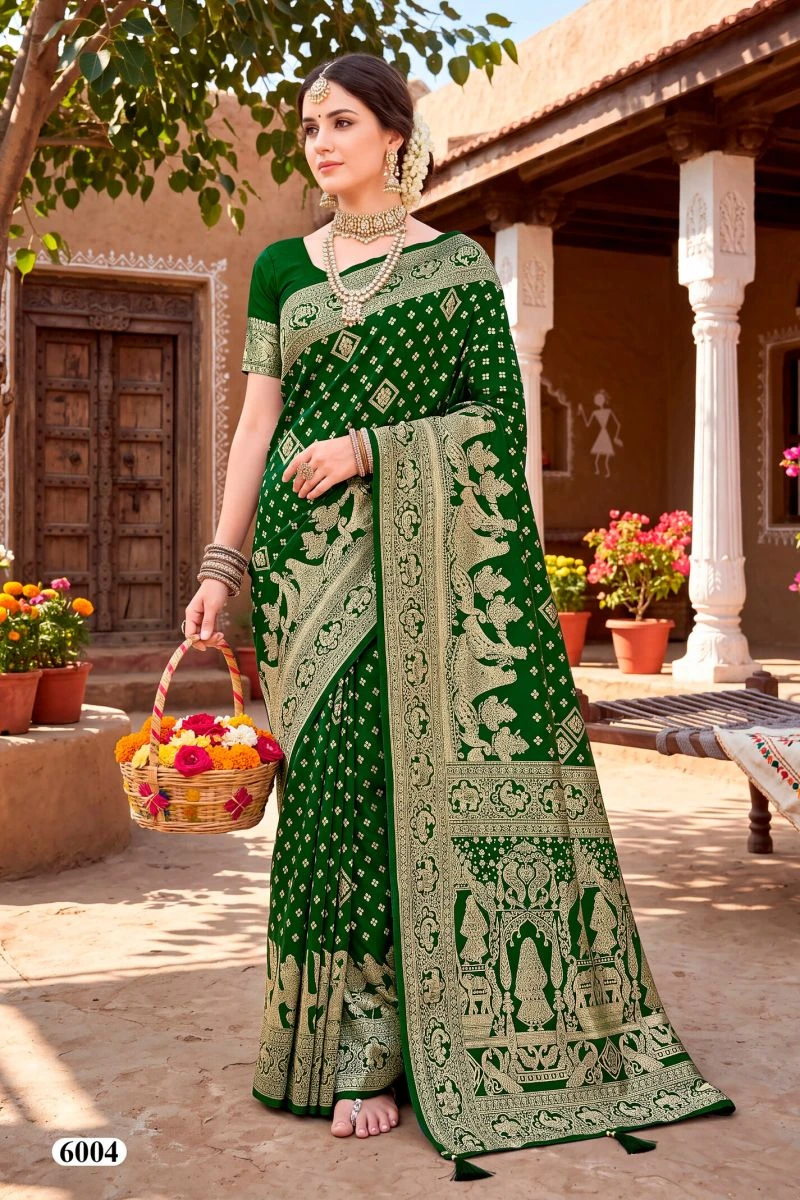 Saroj Bombay Bhel Vol 6 Silk Zari Weaving Saree Collection 6