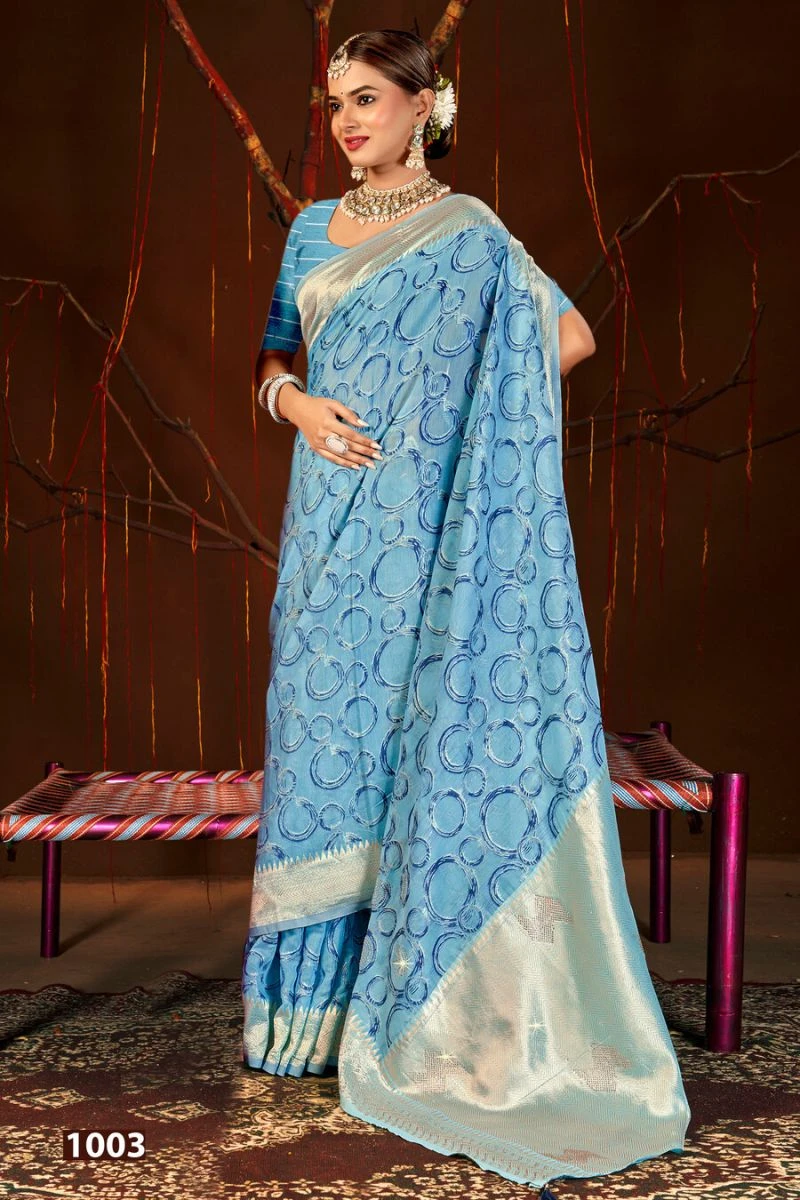 Saroj Giriraj Linen Saroski Vol 1 Linen Saree 4