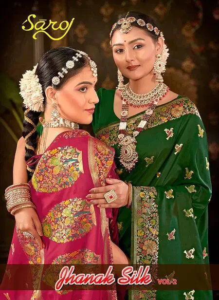 Saroj Jhanak Silk Vol 2 Pure Silk Saree Collection