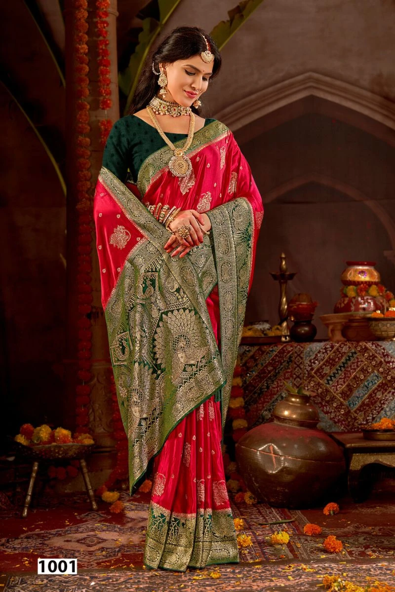 Saroj Kalasangam Satin Saroski Vol 1 Satin Silk Saree 3