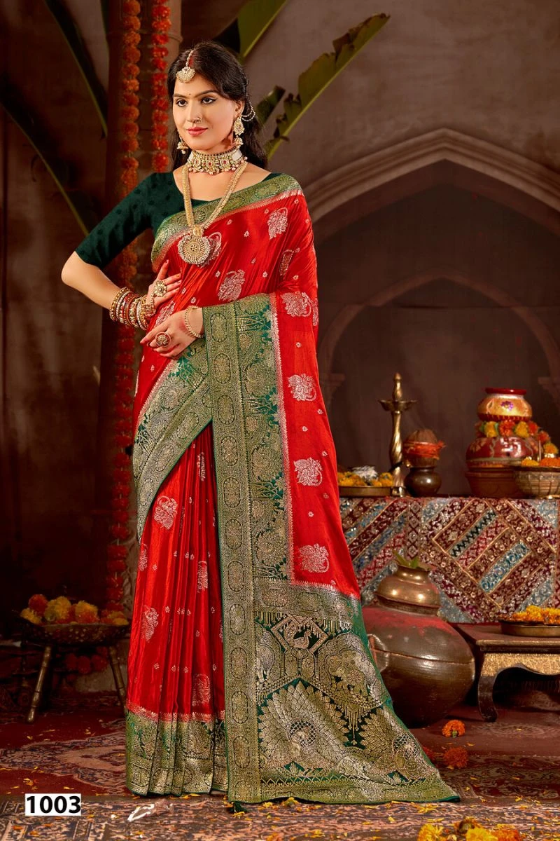 Saroj Kalasangam Satin Saroski Vol 1 Satin Silk Saree 5
